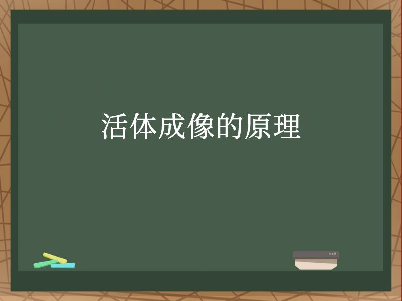 活体成像的原理